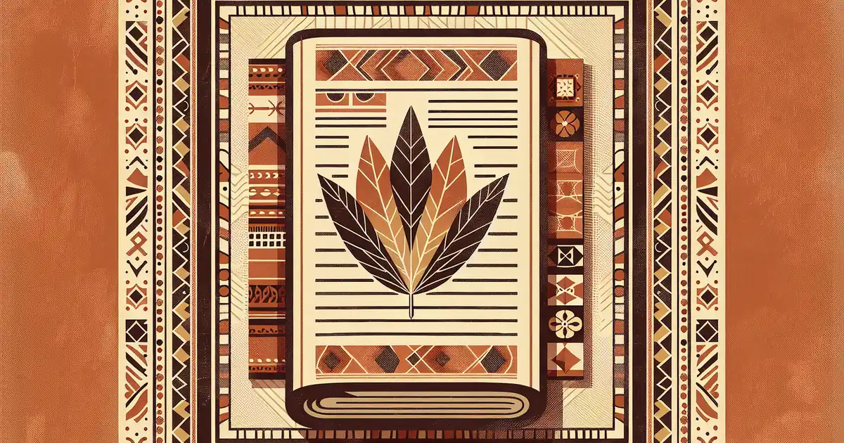 bhagavad gita chapter 1 summary — sacred geometry illustration in ochre and saffron tones